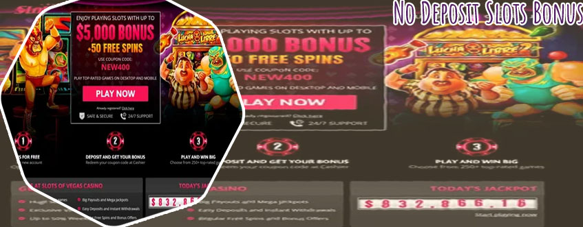 Slot cash casino no deposit bonus